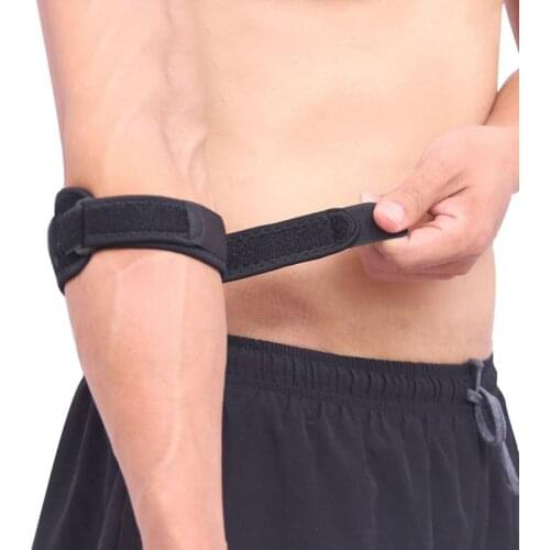 1PC Elbow Pad Muscle Pressurized Protective Men Women Adjustable Fitness Tennis Badminton Sports Safety Pads