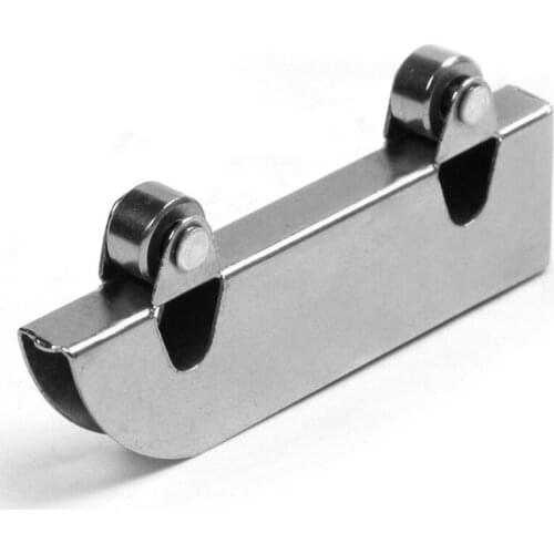 10-piece stainless steel double flywheel mountain word slot sliding door track glass pulley hardware accessories
