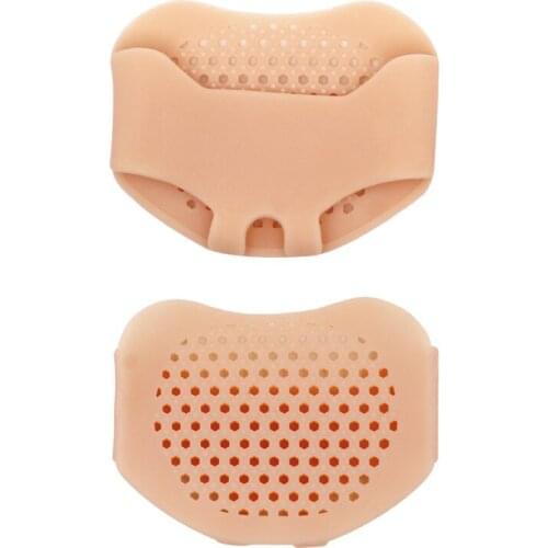 2pairs Honeycomb Non-slip Silicone Foot Pads Forefoot Insole Shoes High Heel Soft Non-slip Feet Protection Ladies Pain Relief