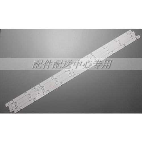 4pcs x LED Backlight Strips for Changhong 43" TV LED43D7200I SVJ430A07 Rev07 R/L LB-C430F14-E1-L-G1-SE1 SE2 SE3