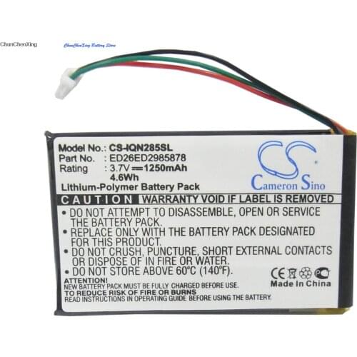 Cameron Sino 1250mAh Battery ED26ED2985878 for Garmin Nuvi 285, 285W, 285WT