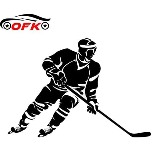 Car Stickers Decor Motorcycle Decals Styling Ice Hockey Stylish Decorative Accessories Creative Waterproof PVC,19cm*12cm