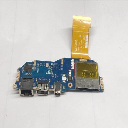 Free Shipping FOR Dell Latitude E4200 USB Ethernet FireWire SD Card Reader Board LS-4295P 0Y580D