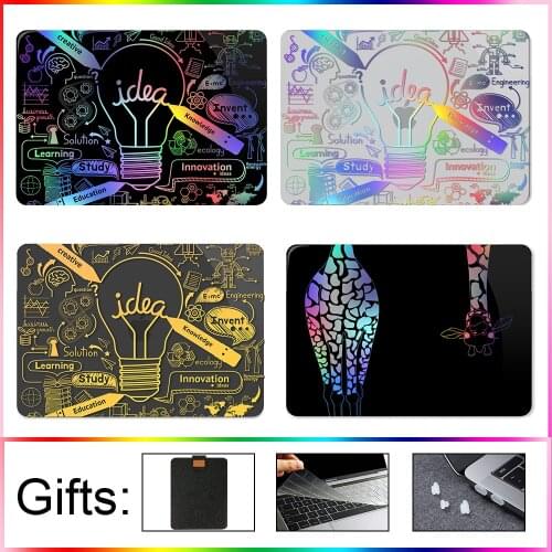 MTT Laptop Case For Macbook Air 13 M1 A2337 2020 Glitter Giraffe Cover For Macbook Pro Retina 13 A1425 A1706 A1932 A2338