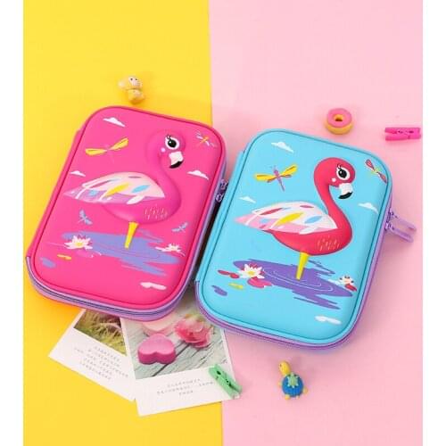 Pencil Case Unicorn Eva Estojo Escolar Kalem Kutusu Etui Pencilcase Papelaria Box Estuche Lapices School Shark Carton School