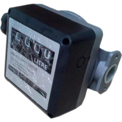 Water Flow Meter sensor flowmeter fuel gauge caudalimetro gasoline diesel Fuel Oil flow indicator counter DN25 4-digit 0-9999L