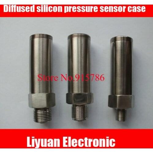 Diffused silicon pressure sensor case / stainless steel shell Ceramic transducer for water pressure oil pressure