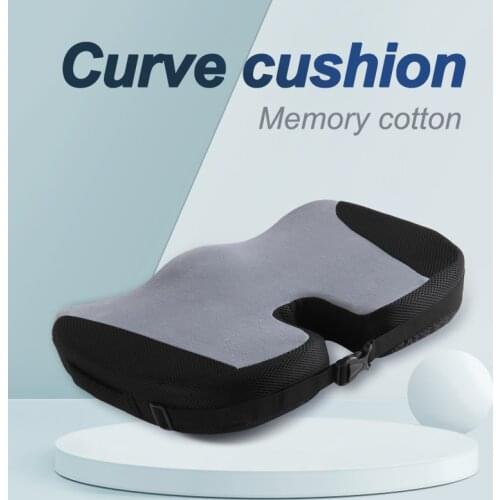 Premium Travel Breathable Seat Cushion Coccyx Orthopedic Memory Foam U Seat Massage Chair Cushion Pad Car U-Shape Seat Cushion