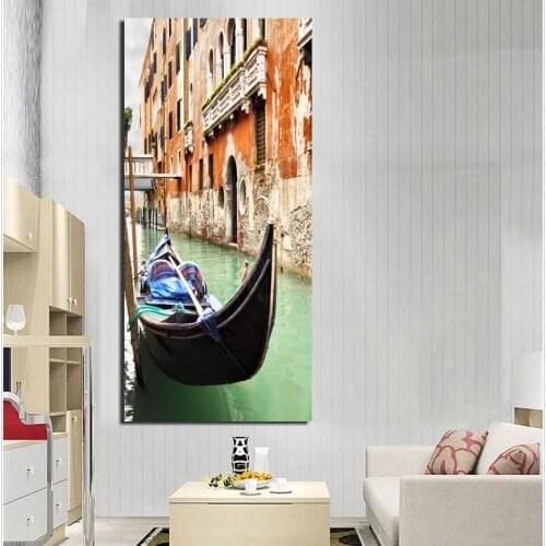 Frameless Europe Venice Night Landscape Canvas Painting decor For Living Room decoration painting FA376