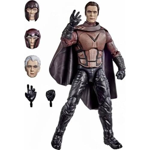 2020 Original Marvel Legends Young & Old Magneto 6" Action Figure 2000 X-Men Film Movie Toys Doll Model From Professor X 2 Pack
