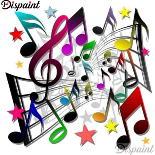 Dispaint Full Square/Round Drill 5D DIY Diamond Painting "Music character scenery" Embroidery Cross Stitch 3D Home Decor A12522