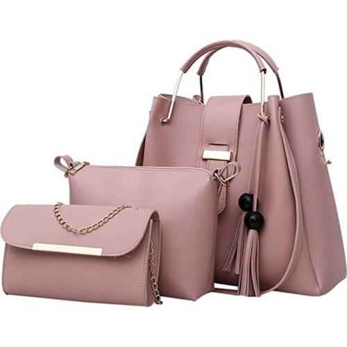 4pcs Woman Bag Set Fashion Female Purse and Handbag Four-Piece Shoulder Bag Tote Messenger Purse Bag Drop Shipping