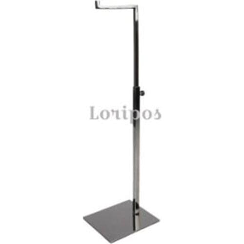 Loripos 7-shape Metal Bag Hook Hanger Stand Countertop Wig Hat Display Rack Desk Handbag Hanging Bracket Shelf Adjustable Height