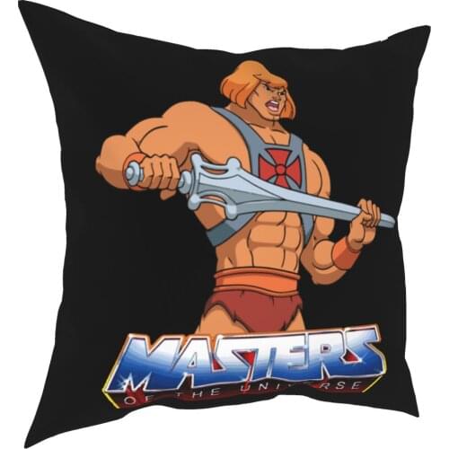 He-Man Masters Of The Universe Logo Pillow Cover Home Decor Cushion Cover Throw Pillow for Home Double-sided Printing Printed