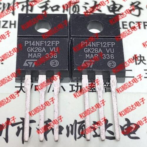 Original New / 5pcs / P14NF12FP STP14NF12FP TO-220F 120V 14A