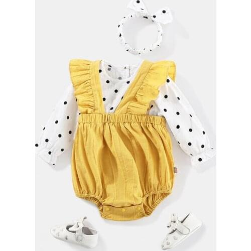 2021autumn Infant Romper Girls Wear