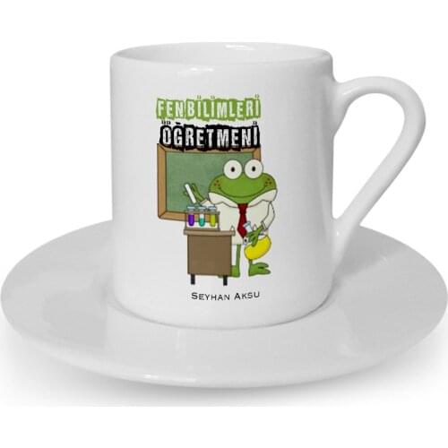 Personalized the Natural Science Teacher is Turkish coffee Cup-2