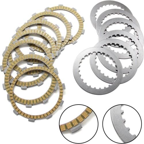 Motocross Clutch Friction Disc Plate Kit For Honda CRM250 ARV/ARW MK3 RR/RR-II CB400SS SS2-NC41 CL400 NC38 XR400R R5/R6 XR400M