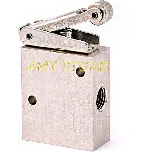 Pneumatic switch JM-07 1/4" BSPP Threaded NO Roller Lever Solenoid Air Pneumatic Mechanical Valve