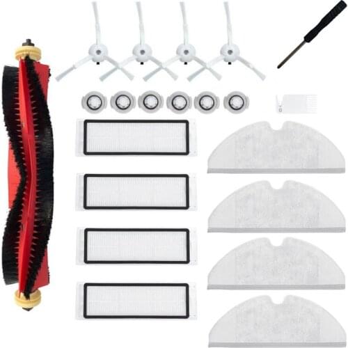 Replacement Accessory Set Mop Cloths Rags Roller Main Brush HEPA Filter for Xiaomi Roborock S5 MAX S6 Pure S6 MaxV Spare