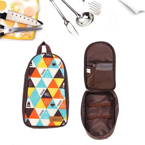 Cooking Utensils Storage Bag Spatula Scissors Fork Knife Chopping Board Bags For Picnic Camping Kitchen Accessories Organizer