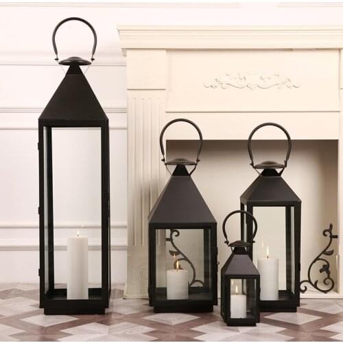 Vintage Iron Personalized Candle Holder Metal Romantic Lantern Candle Holders Decorative Decoracion Hogar Home Decoration BA60ZT