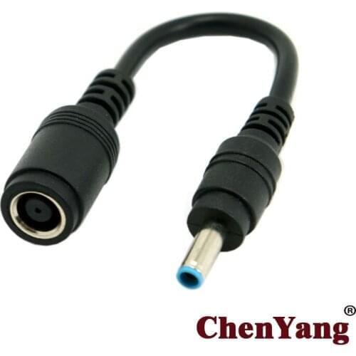 Zihan HP Dell 4.5*3.0mm Plug to DC 7.4*5.0mm Lenovo Ultra slim DC Jack Cable 20cm For Laptop
