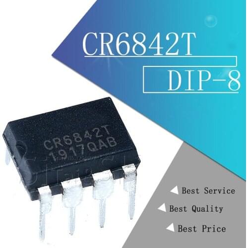 1PCS CR6842T DIP8 CR6842 DIP 6842T DIP-8