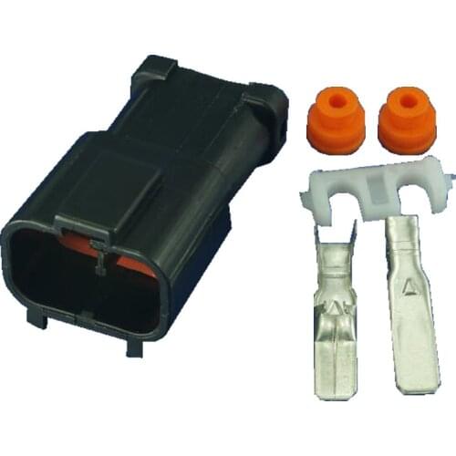 2 P plastic parts car connector car connector with terminal DJ70253A-6.3-11 2P