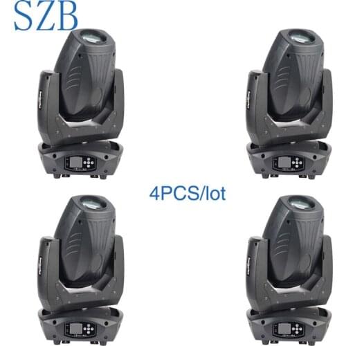4pcs/lot 200W LED Beam Spot Wash 3in1 Moving Head Light with ZOOM function for Stage Disco Nightclub Party Light/SZB-MH200S