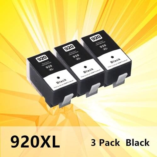 920 compatible ink cartridge black for HP 920XL For HP920 for HP Officejet 6000 6500 6500A 7000 7500 7500A printer