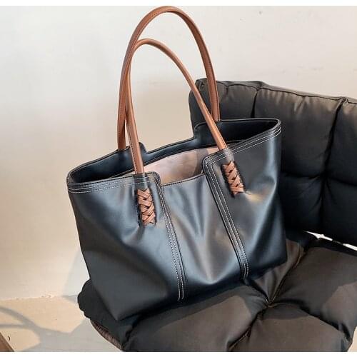 Large PU Leather Shoulder Bags 2021 Womens Bag Trend Elegant Handbags Female Travel Totes Lady Fashion Hand Bag Designer