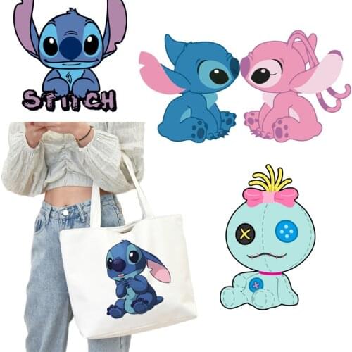 Lilo & Stitch child Stitch Heat transfer Suitable for clothing applications DIY ironing transfer Patch Cute T-shirt stickers