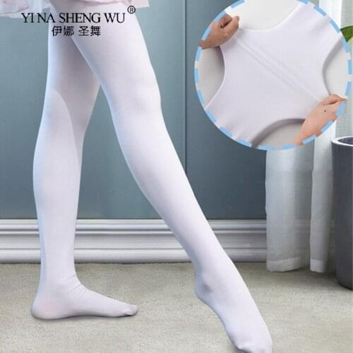 900D Children Ballet Socks Thick Girls Soft Plus Velvet Tights Dance Practice Pantyhose Ballet Stocking Elasticity Dance Socks