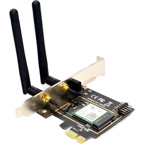 Dual band 2974Mbps Wifi 6 Intel AX200 PCIe Wireless Wifi Adapter 2.4G/5Ghz 802.11ac/ax Bluetooth 5.0 AX200NGW Card Desktop PC
