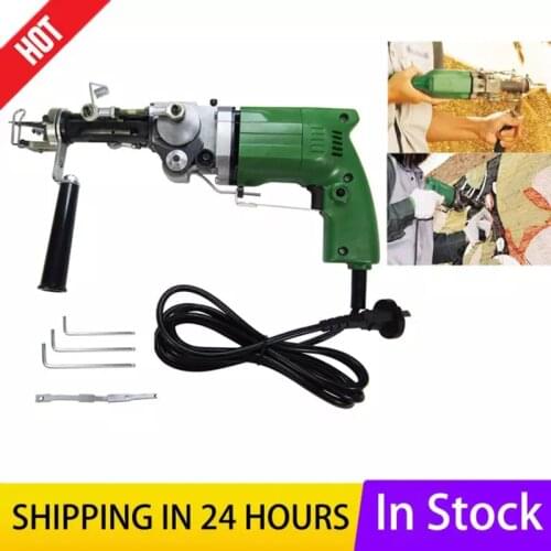 220V 2400RPM 2 In 1 Electric Rug Tufting Machine Wall Tapestries Hand Tufting Gun Can Do Both Cut Pile And Loop Pile Eu Plug
