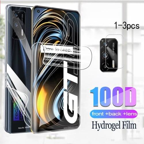 Realmi GT hydrogel film for Oppo Realme GT Neo front back screen protector camera glass RealmeGT 6.43'' real me gt safty film