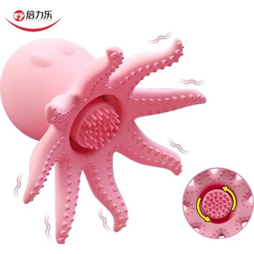 Sex Toys For Women Rotating Clitoris Licking Vibrator Nipples Massage Breast Enlargement Female Masturbator Vagina Stimulator