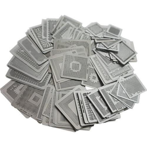 Direct Heat graphics card Stencils 144pcs for INTEL/ NVIDIA/ ATI Video chips BGA Reballing