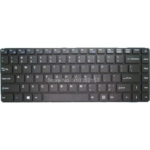 Laptop Keyboard For Multilaser Legacy PC150 ML-WI09 PC151 English US Black NO Frame Empty 2 Pins With power button New
