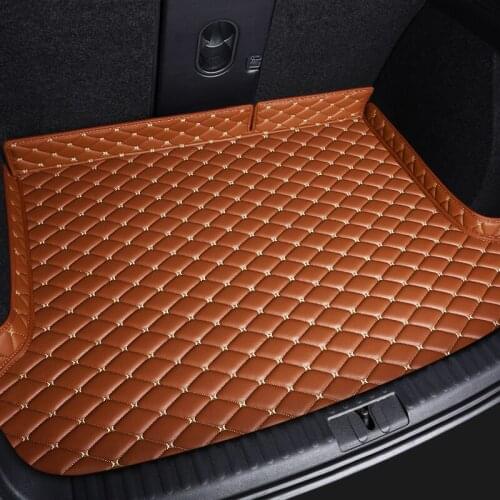 Custom leather Car trunk mat for Lincoln all models Navigator MKC MKS MKT MKX MKZ car styling