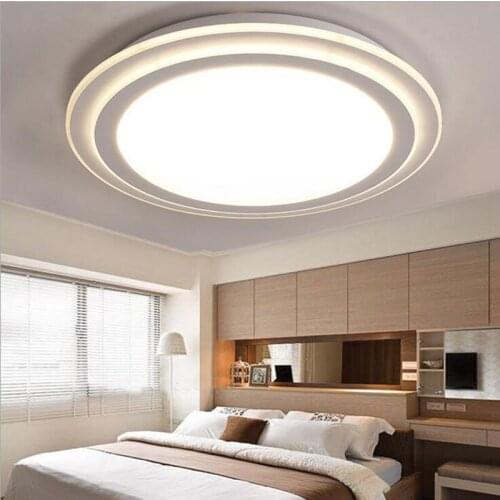 Round wrought iron led living room ceiling lamp simple acrylic bedroom lights restaurant lights aisle lamps led lighting fixture