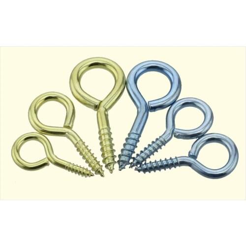 Light hooks iron hooks M0 M1 M2 M3 M4 M4 M6 M8 M10 M12 M14 self-tapping screw hook rings sheep eye screw rings