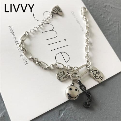 LIVVY Silver Bracelets