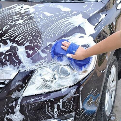 Microfiber Car Washer Snow Foam Gun Accessories Cleaning Wash Detailing Glove Automobile Washing Clean Towel Duster Brush Sponge