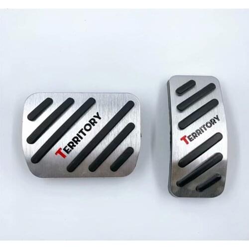 For Ford Territory Accessories Car Accelerator Footrest Brake Pedal Aluminum Auto Pedal Pads Interior Refit 2020