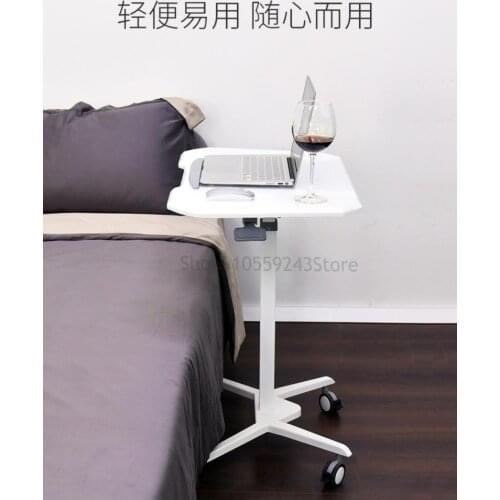 Movable Bedside Table Laptop Table Sofa Side Table Lift Lazy Table Folding Desk Bedroom Small Table