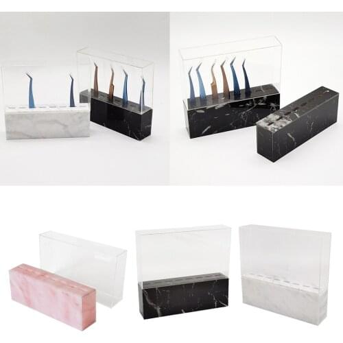 Professional Acrylic Eyelash extension tweezers display Storage Holder Tweezer Stand Positions eyelash extension tools