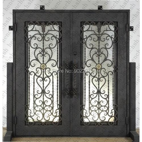 Hench custom made wrought iron screen doors