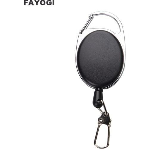 SZ004 Fly Fishing Tools Zinger Retractor Extractor Keeper Tether Retractable Reel Anglers Badge Holder with epacket